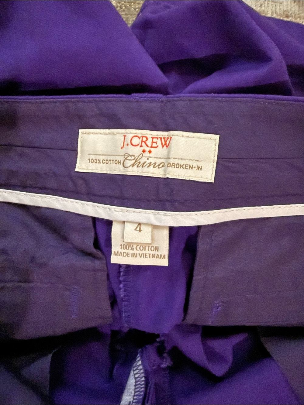 J. Crew Violet Tailored Women's Shorts - Picture 3 of 9
